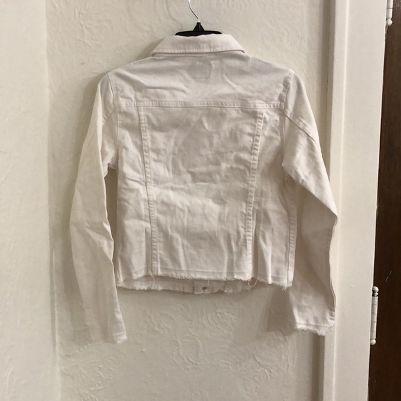STACY BRADLEY White Denim Jacket - Picture 6 of 6
